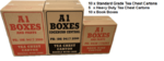 Packing Moving Boxes x 25 $93.00 Less $32.50 Refund Box Pack 3
