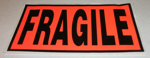 LABEL FRAGILE PACK OF 5